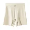Pantalones cortos de seguridad sin costuras antibacterianos de seda en la entrepierna, leggings tipo bóxer de verano tres en uno anti-exposición talla grande