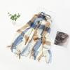Bufanda de Cachemir Sintético para Mujer, Chal de Cuadros Coreano de Invierno con Borlas, Doble Uso Simple Otoño e Invierno Engrosado Cálido para el Cuello Venta al por Mayor