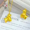 Loja de ouro com padrão de martelo de ouro antigo flor da riqueza instantânea pingente de pônei estilo chinês novo pingente flor da riqueza instantânea
