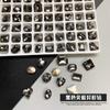 Rhinestones Transparentes Grises para Uñas con Base Puntiaguda, Rhinestones de Forma Irregular, Rhinestones en Forma de Corazón, Rhinestones de Azúcar Hielo, Rhinestones Grandes en Forma de Huevo de Paloma, Rhinestones para Uñas, Decoraciones de Uñas Portátiles
