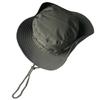 Sombrero de vaquero occidental de marca de moda de estilo coreano para mujer, transpirable, protector solar, para senderismo al aire libre, gorra de pesca para hombre.