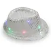 Gorra Jazz Luminosa de alta gama, colorida, con destellos, para adultos y niños, Gorra Mágica, especial para actuación en escenario, punto especial, al por mayor