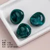 Miçangas Planas de Resina Irregulares com Furo Grande, Miçangas Gradientes com Furo Reto, Acessórios para Roupas e Moda Praia, Pingentes, Miçangas Soltas, Acessórios para Joias DIY