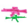 Pistola ametralladora rifle molde de azúcar de silicona herramienta de decoración de pastel de horneado DIY chocolate