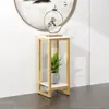 Mesa consola de entrada de lujo ligero, mesa simple de estilo chino montada en la pared para sala de estar de apartamentos pequeños, estante de almacenamiento para pasillo del hogar