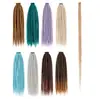 Transfronterizo 24 pulgadas Individual Europeo y Americano Rastas Street Dance Fieltro Rastas Peluca Rastas Tejido a Mano Extensiones de Cabello Rastas Rastas