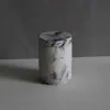 Conjunto de Banheiro de Quatro Peças com Padrão de Mármore de Venda Quente Transfronteiriça para Hotéis de Luxo Conjunto de Banheiro de Cimento Frasco de Loção Porta-Escova de Dentes