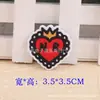 Patche de Tecido Fashion Patch Roupas Calças Aplique Decorativo Boca de Abelha Tendência Cool Bordado Patche de Tecido para Passar Bordado