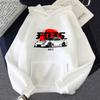 Sudadera con capucha de algodón Blanc Rx7 Jdm Car Print para Hombre/Mujer Casual Overs