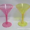 Copo de coquetel de plástico Copo de coquetel de plástico PS Taça Martini Taça de vinho Copo de coquetel