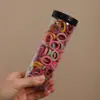 Nuevas Gomas de Colores para Niñas, Accesorios para el Cabello de Colores Caramelo, Ligas para el Cabello Que No Dañan el Cabello, Bandas Elásticas de Alta Elasticidad para Niños