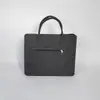 Bolsa de feltro grossa personalizada para computador, pasta de feltro para computador, bolsa de feltro grande de negócios com zíper, bolsa de feltro
