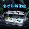 Caja de cría auto-flotante de doble capa, caja de eclosión para juveniles, caja de aislamiento para peces enfermos Guppy, pecera tipo cubo, propagador