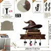 Estante de Madera Vintage con Ganchos para Guardar Llaves Decoración de Pared para Entrada del Hogar, Dormitorio, Sala de Estar Manualidades Arte de Pared