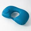 Almohada Inflable en U Reposacabezas para Avión Tipo Empuje Portátil para Viajes al Aire Libre Almohada Plegable para el Cuello Almohada en Forma de U para Siesta