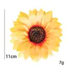 Girasol Artificial Flor Artificial Girasol Artificial Flor Falsa Cabeza de Flor de Girasol Decoración de Escritorio Flor para Fotografía