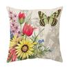 Funda de Almohada Nueva Amazon Estampado Floral Retro Decoración del Hogar Funda de Cojín Cojín de Dormitorio Cojín Venta al por Mayor