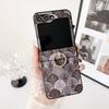 Funda para Teléfono con Pantalla Plegable Samsung Zflip5 para Zflip3 Funda Protectora de PC Todo Incluido Pintada Zflip6 Funda para Teléfono