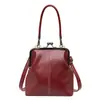 Nueva Bolsa de Clip 2025 Bolso de Mujer Bolso para Teléfono Móvil Bolso Cruzado Retro Elegante Bolso de Mano Literario Ropa de Trabajo Versátil