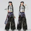 Conjunto de Jazz para Niñas Moderno y Genial Disfraz de Baile Callejero de Moda para Niñas