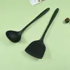 Espátula de Silicone e Concha de Sopa Conjunto de Duas Peças Espátula de Silicone para Refogar Panela Antiaderente Espátula Especial Utensílios de Silicone Dropshipping