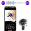 Microfone Bluetooth Cobertura de Suéter à Prova de Vento Capa de Cabelo para Microfone Sem Fio de Câmera SLR Capa de Cabelo para Microfone Bluetooth de Celular