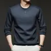 Sudadera de Manga Larga de Alta Calidad para Hombre Nueva Primavera y Otoño para Hombres Jóvenes y de Mediana Edad, Cuello Redondo, Holgada Casual Talla Grande Ropa para Hombre