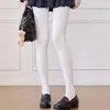 Meias de seda brancas em um estilo puro e desejável para mulheres adultas, meias de dança, meias-calças finas de peça única estilo Lolita JK estudante japonês