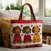 2026 Nova Série de Filhotes Transfronteiriça Estampa Digital Bolsa Tote Acolchoada de Ombro Fashion
