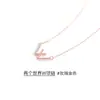 Collar W para mujer, de plata de ley, con letras sencillas y elegantes, cadena de clavícula, popular, de red roja, combina con todo, joyería para novias, regalo para novia