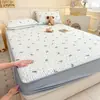 Esterilla de Nylon Seda Fresca Jie Liya con Diseño Impreso, Esterilla de Cama Antideslizante y que no se Mueve, Esterilla Lavable de Verano para Aire Acondicionado