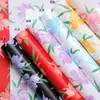 Série Papel Pena Brilhante Papel de Presente Flor Desabrochando Filme Opp Impermeável Papel para Buquê de Presente Florista Materiais Florais