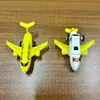 Brinquedos Modelo Infantil Transfronteiriços Avião de Passageiros de Puxar Brinquedo de Cápsula Mini Avião de Puxar Presente para Menino Brinquedo Interativo