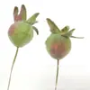 Pequena fruta de romã única de espuma verde de simulação fresca, materiais decorativos para arranjo de flores de guirlanda de rattan de Natal DIY feito à mão