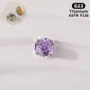 Liga de titânio Millennium F136 prego de língua de oito lados corte rosa fundo de tigela degradê cabeça de reposição anel de língua perfurado por humanos prego de osso da orelha