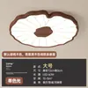 Nueva Lámpara de Techo para Sala de Estar Estilo Chino Creativa Zen Flor de Loto Hoja de Loto Lámpara de Dormitorio Retro Madera Maciza Lámparas de Habitación