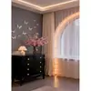 Tela de fondo para sala de transmisión en vivo atmósfera estéreo 3D tela colgante para venta en vivo de mujeres pared de fondo de sala de transmisión en vivo