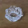Suporte para Lâmpada de Manteiga com Vidro Transparente, Base Suporte para Vela Flor de Lótus de Três Camadas, Suporte de Cera para Oferenda, Suporte para Lâmpada de Buda, Lâmpada de Oferenda, Suprimentos Budistas