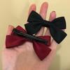 Super Fada Novo Estilo Coreano Popular Retro Clássico Preto Retro Vermelho Arco Grampo de Cabelo Feito à Mão Caseiro Top Clip Estilo Princesa