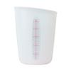 Fabricantes venta al por mayor Vaso Medidor de Silicona 500 ml/oz escala doble visual suave Vaso para Leche herramientas de horneado de cocina