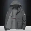Chaquetas Casuales de Otoño e Invierno para Hombre, Chaquetas Cortavientos para Exteriores para Hombre, Chaquetas de Terciopelo, Chaquetas de Algodón Engrosadas Nuevas para Hombre