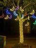 Luces LED de Estrella de Cinco Puntas Luces Navideñas en Forma de Copo de Nieve Iluminación Colgante Impermeable para Exteriores Iluminación de Árboles Iluminación de Calle Centro Comercial Adornos Colgantes Luces de Colores