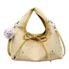 Bolsa de Mão Chic Estilo Coreano Nicho para Dumpling Feminina Moda Nova Primavera 2026 Versátil Casual Ombro Transversal