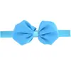 Acessórios de cabelo de faixa de cabeça para crianças, acessórios de cabelo com laço de chifon, acessórios de cabelo elásticos, faixa de cabelo para bebê recém-nascido, flores, vendas quentes de comércio exterior europeu e americano