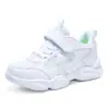 2026 Novo Estilo Unissex Primavera e Outono Sapatos Esportivos Brancos Atividade Escolar Sapatinhos Brancos Atacado Sapatos Infantis Sapatinhos Brancos
