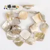 Cuentas Redondas de Concha de Tendón de Res Natural Cuentas de Arroz Joyería DIY con Collar Cuentas de Concha de Pingüino Flor de Aceite de Concha Pulsera Venta al por Mayor