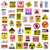 100 Adesivos de Sinalização de Advertência para Locais Públicos, Placas de Advertência para Áreas Perigosas