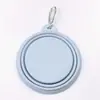 Comedero plegable para mascotas para gatos y perros, comedero portátil para perros para uso en exteriores, bebedero para exteriores, comedero de silicona para perros