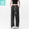 Jeans Rectos de Moda Versátiles Tendencia 2024 Estilo Hong Kong para Mujer, Estilo Simple Japonés Nuevo, Harajuku Relajado