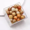 Alas de Pollo Natural Sándalo Verde Cuentas Redondas Estilo Chino Loto Budista Cuentas Pulsera Accesorios Material para Collar Kit